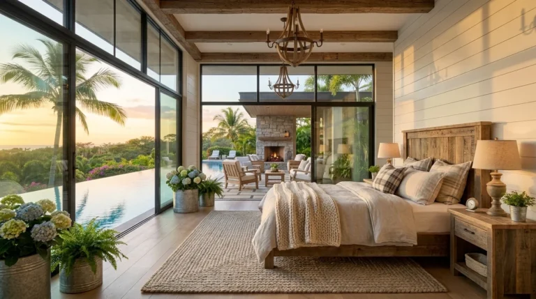 10 Farmhouse Pool House Ideas with Cozy Modern Designs