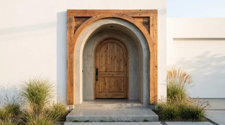 10 Wooden and Cement Door Arch Design Ideas for Every Home