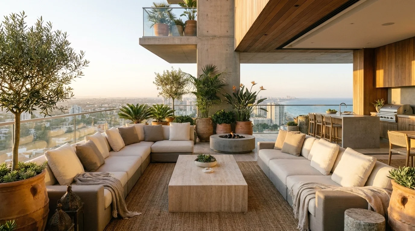 13 Big Balcony Inspiration for Modern Homes and Luxury Villas