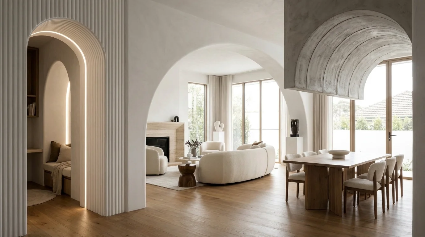 14 Wall Arch Design Ideas for Modern Living Rooms and Hallways