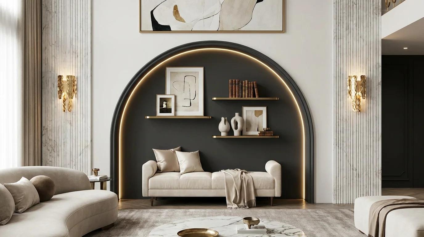 9 Wall Arch Decor Ideas to Create a Luxury Interior Look